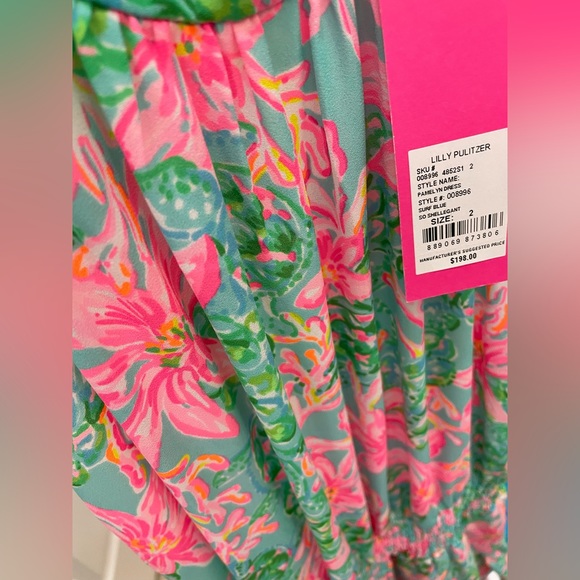Lilly Pulitzer Dress Size 2 NWT Retail 198 Pamel YN So Shellegant - Picture 5 of 6